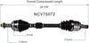 NCV75072 CV Axle Shaft Assembly - Left Front (Driver Side)