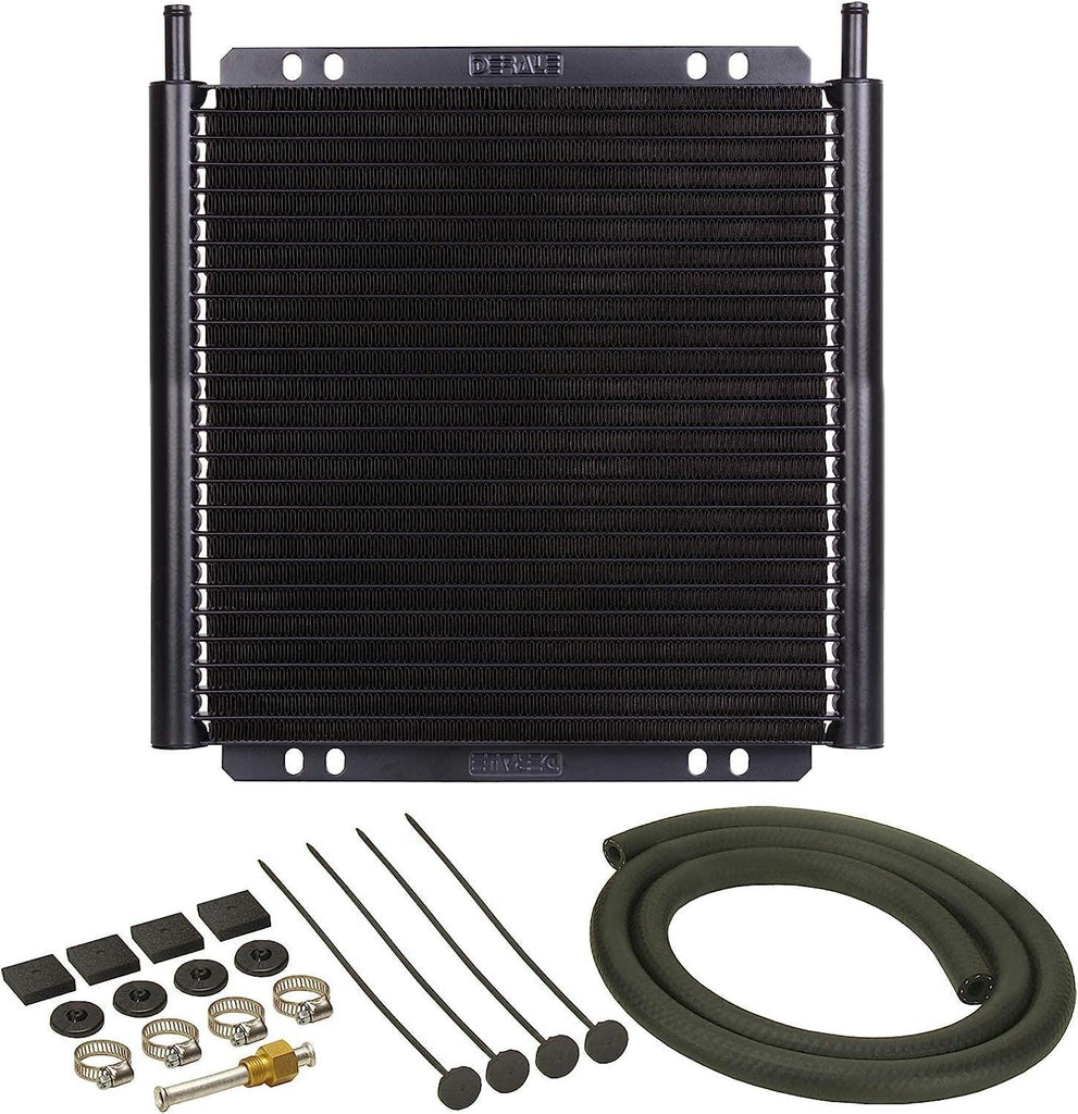 13504 Series 8000 Plate and Fin Transmission Oil Cooler , Black