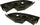 Front, Driver and Passenger Side, Outer Bumper Filler Set of 2 Compatible with 2007-2014 Chevrolet Tahoe, 2007-2013 Avalanche, Suburban 1500 & 2500 Plastic Black