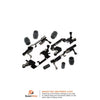 Carlson Disc Brake Hardware Kit for Murano, Maxima, Altima, FX35, FX45 13385Q