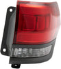 Karparts360 for Jeep Cherokee 2014-2019 Passenger Side Tail Light | Outer | Laredo/Ltd/Overlnd/Summit | on Body | W/Gray Trim | CAPA Certified | 68236104AC | CH2805110