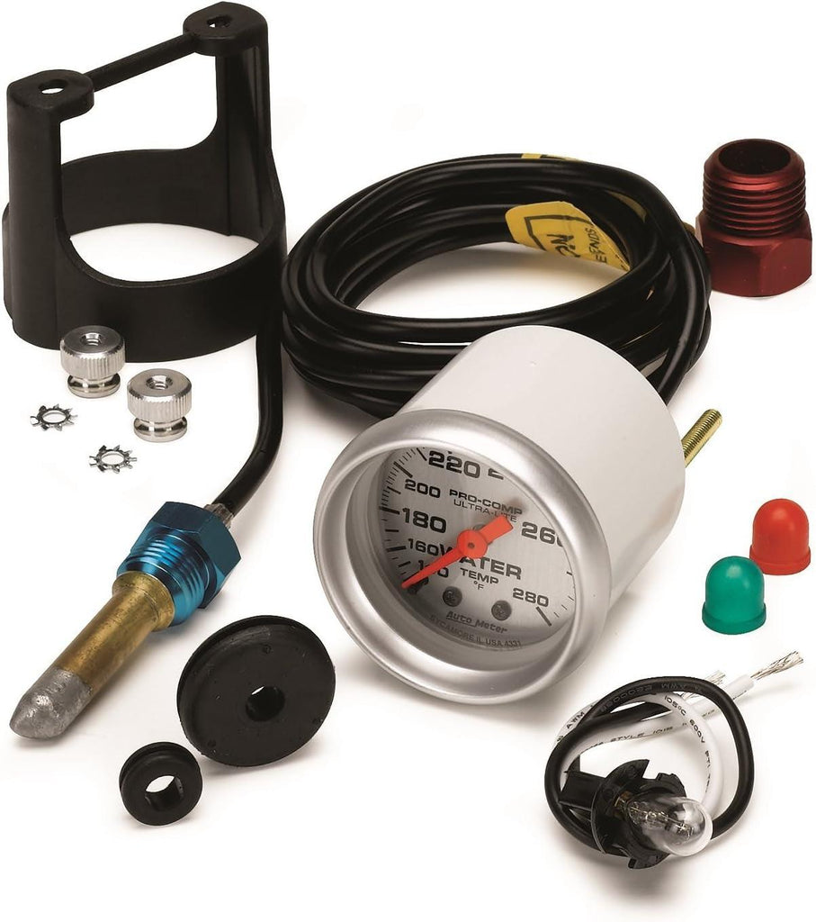 4331 Ultra-Lite Mechanical Water Temperature Gauge, 2 1/16"