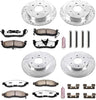 K2443-36 Front and Rear Z36 Truck & Tow Brake Kit, Carbon Fiber Ceramic Brake Pads and Drilled/Slotted Brake Rotors