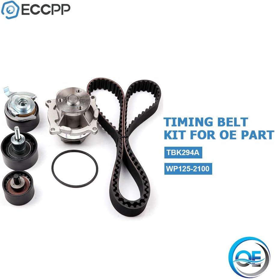 New Timing Belt Water Pump Kit Fit 1999-2004 for Ford Contour Escape Focus for Mazda Tributecougar Mystique 2.0L 16DOHC