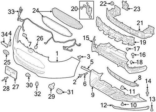 Genuine  CP9Z-17757-B Engine Cross Member Assembly