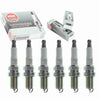 6 Pc NGK V-Power Spark Plugs Compatible with Mitsubishi Montero Sport 3.0L 3.5L V6 1999-2004