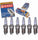 6 Pc DENSO Standard U-Groove Spark Plugs Compatible with Ford Mustang 3.8L 3.9L V6 1998-2004