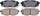 ADVICS AD1124 Disc Brake Pad Set