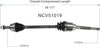 NCV51019 CV Axle Shaft Assembly for Select 2008-11 Mitsubishi Outlander - Front Right (Driver Side)