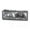 TYC Headlight Assembly for 1987-1990 Caprice 20-1665-00