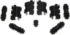 Gold 18K831X Front Disc Brake Caliper Hardware Kit with Clips, Seals, and Bushings