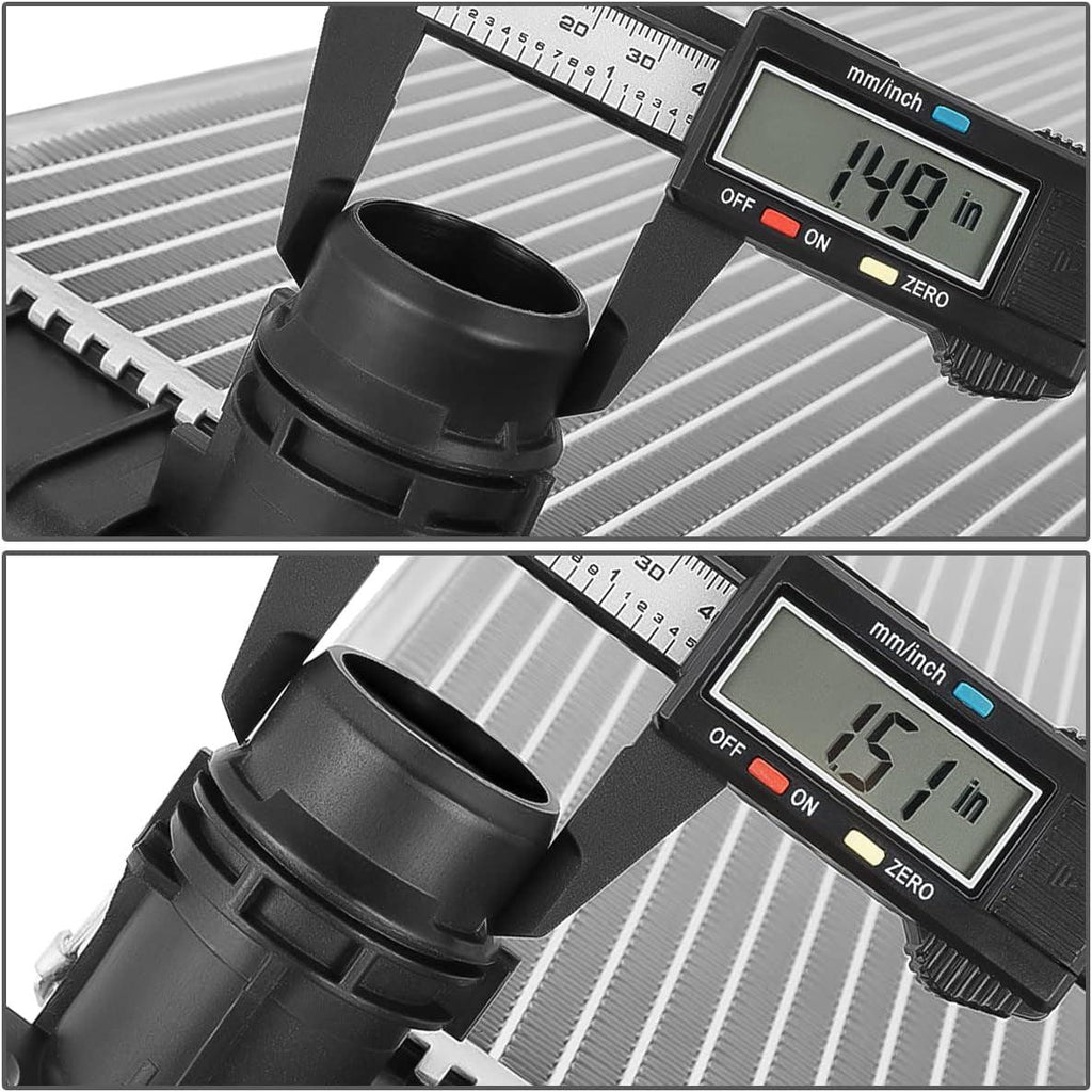 OEM-RA-13394 OE Style 1-Row Aluminum Cooling Radiator Compatible with 14-16 BMW 228I 328I 428I 435I at without M Sport/Sulev Engine