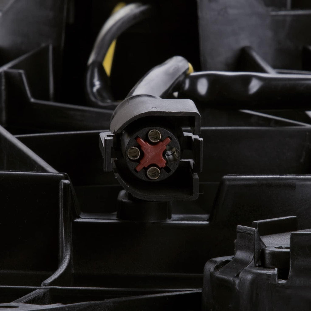 620650 Cooling Fan Assembly Compatible with 2001-2004 Ford Mustang , Black