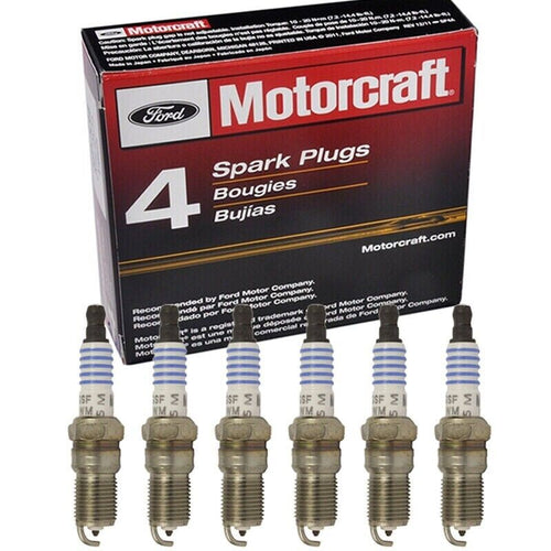 Genuine Motorcraft Platinum Spark Plug 6PCS for Ford/ Lincoln/ Mazda/ Mercury
