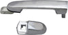Front and Rear, Driver and Passenger Side Exterior Door Handle SET Compatible with 2006-2011 Hyundai Accent