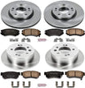 KOE4442 Autospecialty Front and Rear Replacement Brake Kit-Oe Brake Rotors & Ceramic Brake Pads