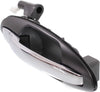Exterior Rear Door Handle Compatible with KIA OPTIMA/MAGENTIS 2001-2006 / SONATA 2002-2005 RH Chrome-Black Old Body Style