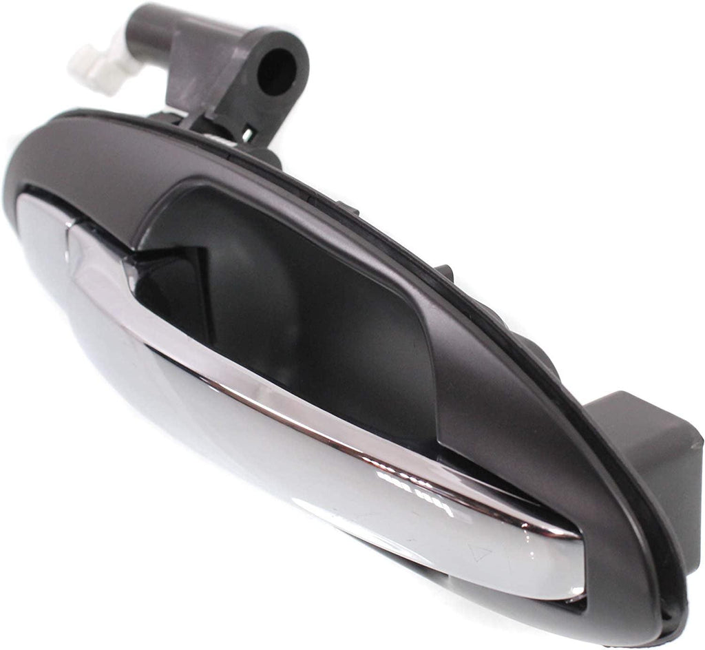 Exterior Rear Door Handle Compatible with KIA OPTIMA/MAGENTIS 2001-2006 / SONATA 2002-2005 RH Chrome-Black Old Body Style