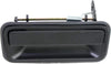 for Chevy K2500 Suburban Exterior Door Handle 1992-1999 Rear Driver Side Smooth Black | Trim: Base/Silverado | GM1520138 | 15050659