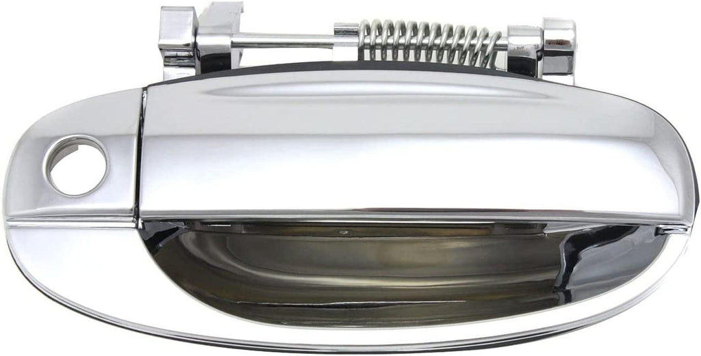 Front Exterior Door Handle Compatible with 2004-2006 Chevrolet Aveo and 2009-2011 Chevrolet Aveo5, Set of 2, Driver and Passenger Side, Chrome