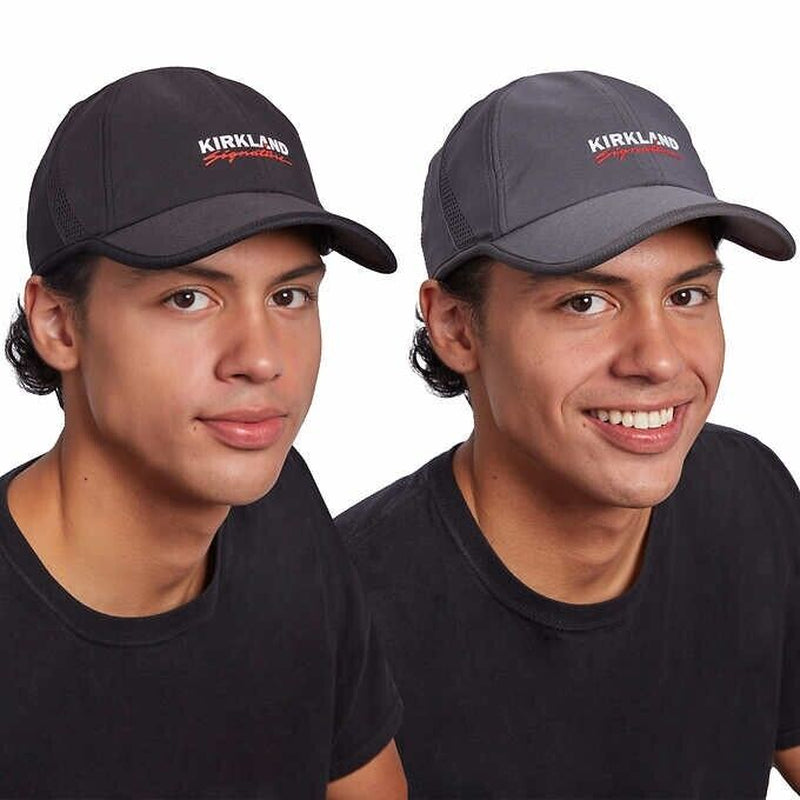 Kirkland Signature Unisex Logo Hat, 2-Pack ,UPF 50 Sun Protection