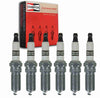 6 Pc Champion Platinum Spark Plugs Compatible with Ford Flex 3.5L V6 2009-2019