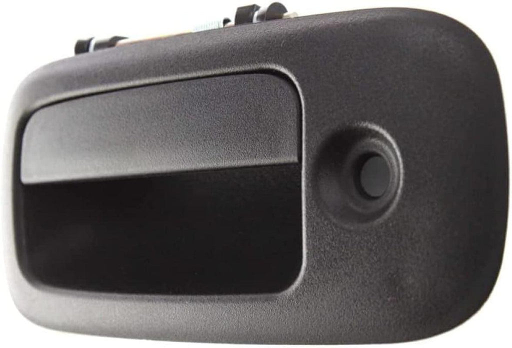 for Chevy Express 3500 Exterior Door Handle Front Driver Side | Textured Black 2003-2009 | with Key Hole | Trim: Base/Ls | GM1310148 | 25989399