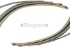NANSH Automotive Engine Grounding Braided Flat Tinned Copper Straps 1/2" Width (12" Length 2PCS)