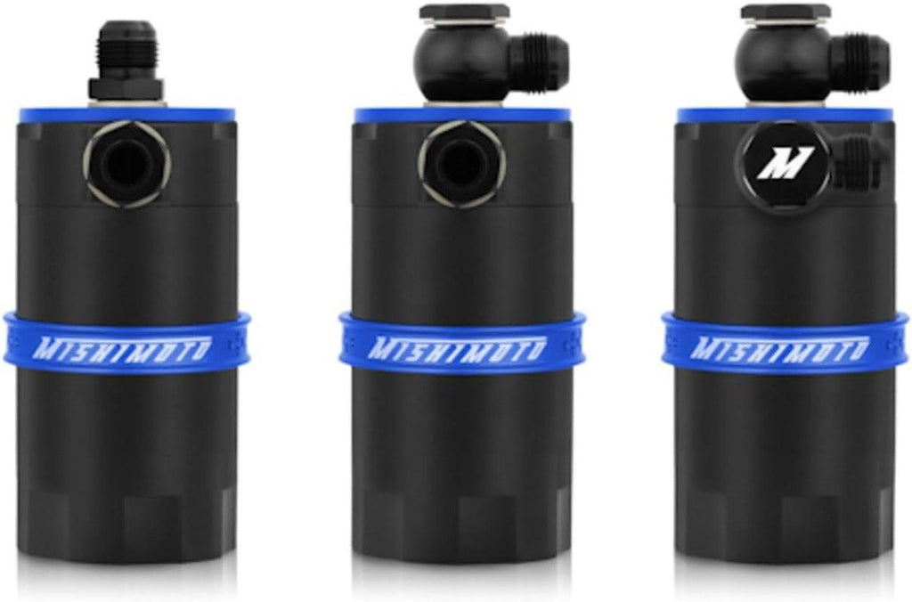 Baffled Oil Catch Can, Blue