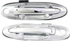 Front, Driver and Passenger Side Exterior Door Handle Set of 2 Compatible with 2004-2006 Toyota Tundra & 2001-2007 Sequoia