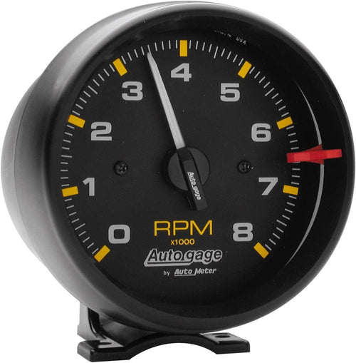 2300 Autogage Tachometer,3.750 In., Black Dial/Black Bezel