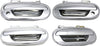 Exterior Door Handle Compatible with FORD EXPEDITION 1997-2002 / F-150 2001-2003 Set of 4 Front and Rear Right Side and Left Side Chrome