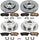 KOE4442 Autospecialty Front and Rear Replacement Brake Kit-Oe Brake Rotors & Ceramic Brake Pads