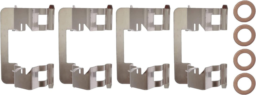 Gold 18FR2246KSD Front Disc Brake Caliper Set with Clips and Washers (Performance Friction Ready Coated)