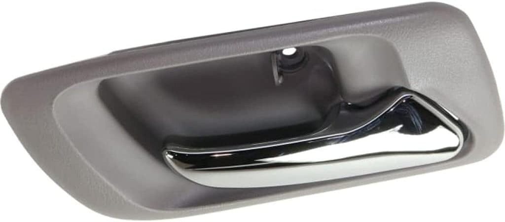For Honda Accord Interior Door Handle Rear, Passenger Side Gray Bezel with Chrome Lever (1998-2002) | Trim:All Submodels | HO1353104 | 72620S84A01ZB