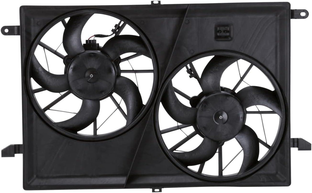 621930 Cooling Fan Assembly Compatible with 2007-2019 GMC Acadia, Black