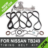 150-1610 TB249 13042-D0100 13042-16V00 13070-42L00 5PK1235 5PK800 4PK1345 Engine Timing Belt Kit Fits for 1999-2004 for Nissan Frontier