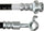 Professional 18J4143 Front Driver Side Hydraulic Brake Hose Assembly