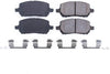 17-956, Z17 Front Ceramic Brake Pads with Hardware