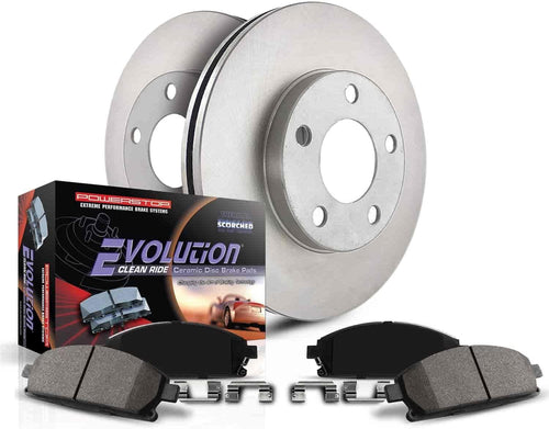 KOE4704 Autospecialty Rear Replacement Brake Kit-Oe Brake Rotors & Ceramic Brake Pads