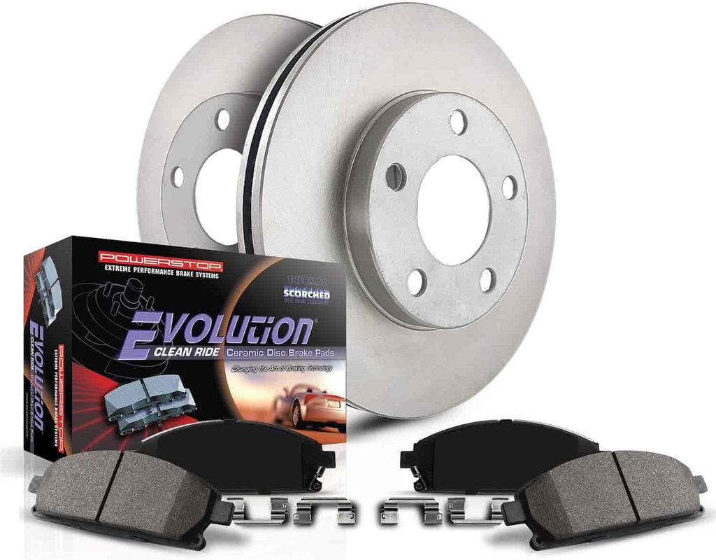 KOE6656 Autospecialty Rear Replacement Brake Kit-Oe Brake Rotors & Ceramic Brake Pads