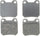 Silver 14D709AC Ceramic Rear Disc Brake Pad Set