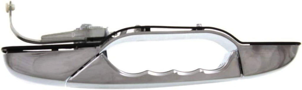 For GMC Yukon XL 1500 Exterior Door Handle Rear, Passenger Side Chrome (2007-2013) | Trim: Sle/Slt/Denali