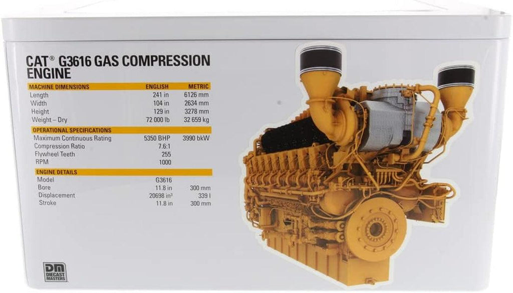 1:25 Cat G3616 A4 Gas Compression Engine - Diecast Masters - High Line Series - 85706
