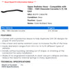 Upper Radiator Hose - Compatible with 1985 - 1989 Chevy Corvette 5.7L V8 GAS 1986 1987 1988