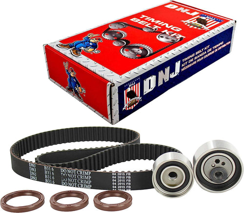 DNJ TBK492 Timing Belt Kit/For 1999-2000 / Mazda/Protege / 1.8L / DOHC / L4 / 16V / 1839Cc