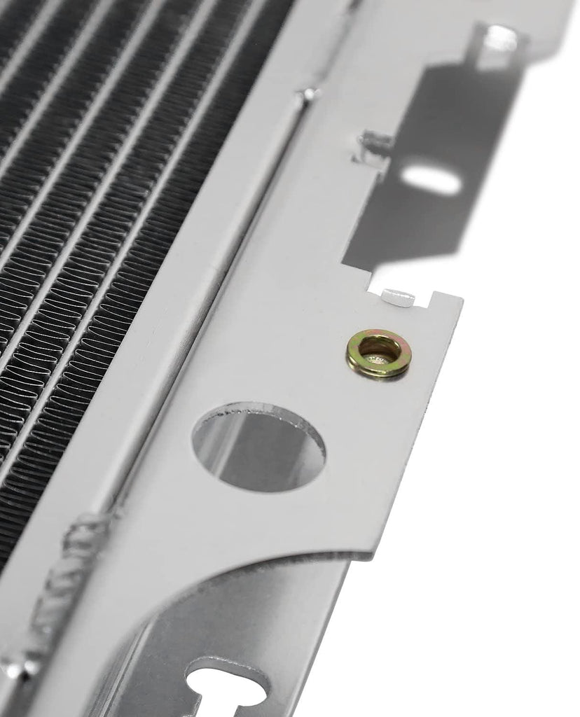 3 Core/Row Light Aluminum Performance Cooling Race Radiator Compatible with Jeep Wrangler Tj/Yj 1987-2006