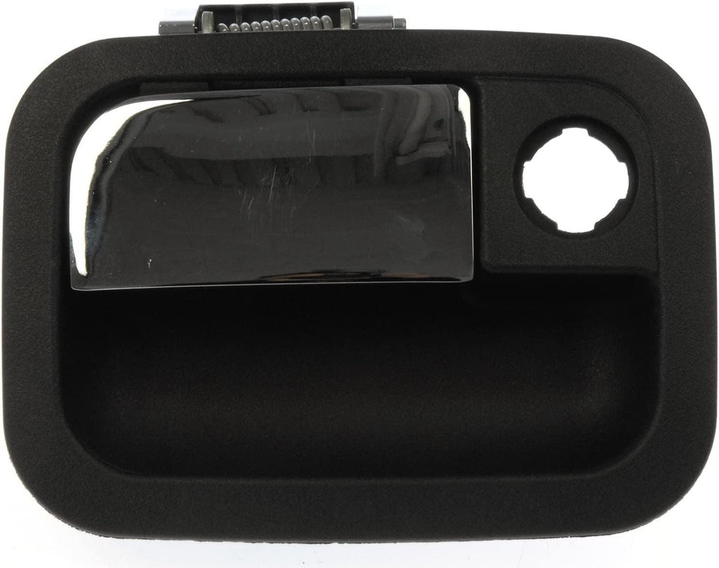 Dorman 760-5403 Front Driver Side Exterior Door Handle Compatible with Select Kenworth / Peterbilt Models, Chrome Lever and Black Housing