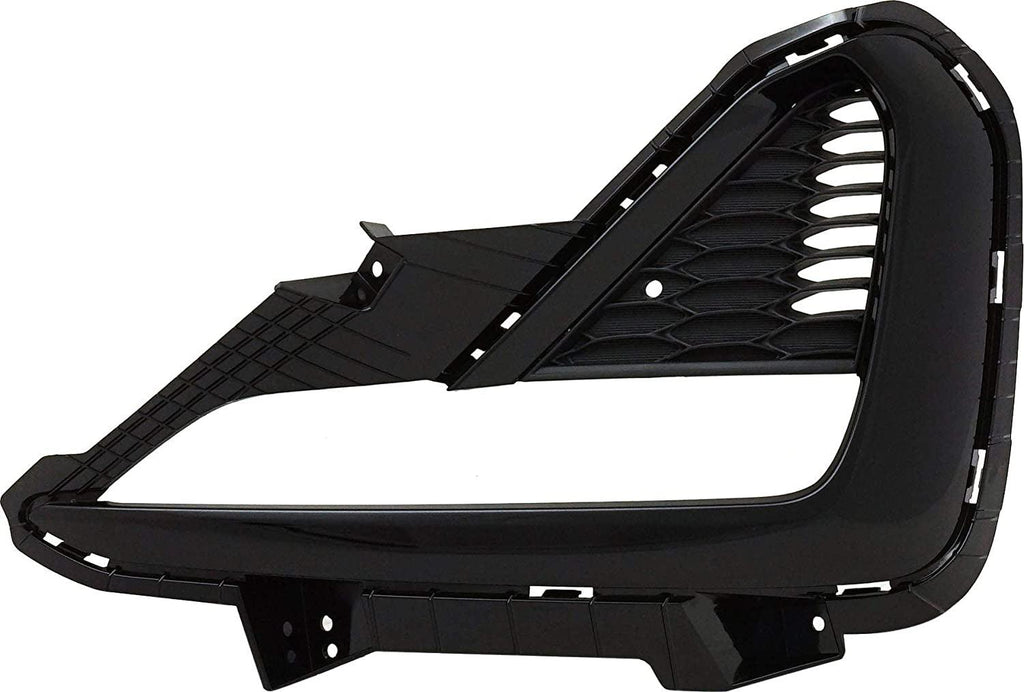 Front Fog Lamp Molding Compatible with 2019-2020 Kia Optima Passenger Side Air Inlet Finisher