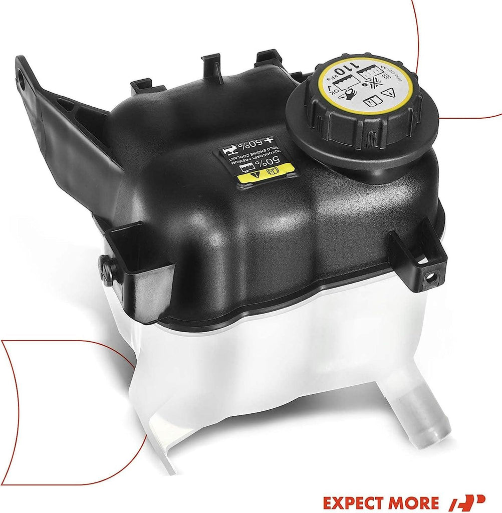 A-Premium Engine Coolant Overflow Recovery Reservoir Tank [With Cap] Compatible with Ford Explorer 11-18, Taurus 08-18 & Lincoln MKS 09-16 & Mercury 08-09 [3.5L], Replace# 8G1Z8A080A, AG1Z8A080A